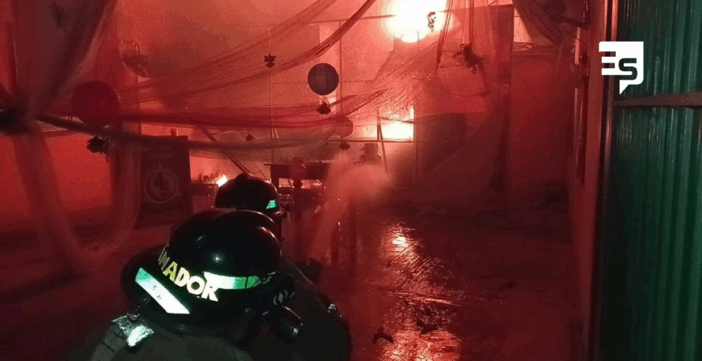 Incendió y fuga de gas en centro de rehabilitación AA