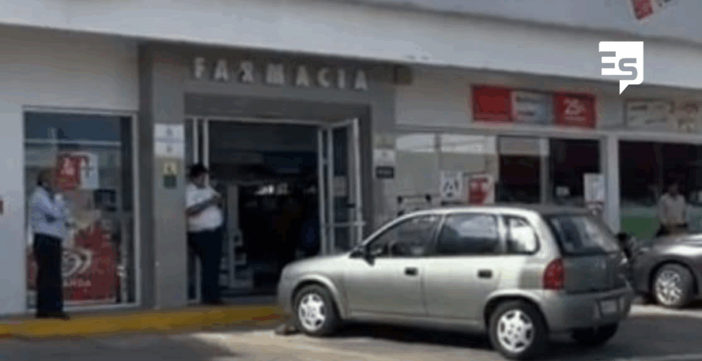 Disparan y dañan cristales de farmacia y dos automóviles