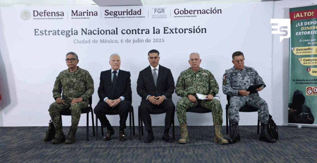 “Enfrentar la extorsión con la fuerza de las instituciones del Estado”: García Harfuch
