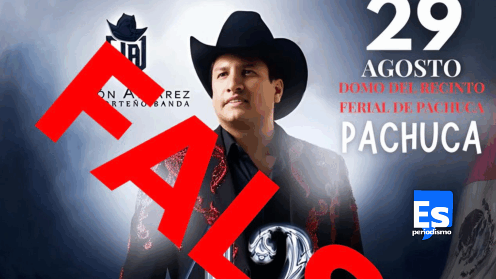 Alerta sobre evento falso de Julión Álvarez en el Megadomo del Recinto Ferial