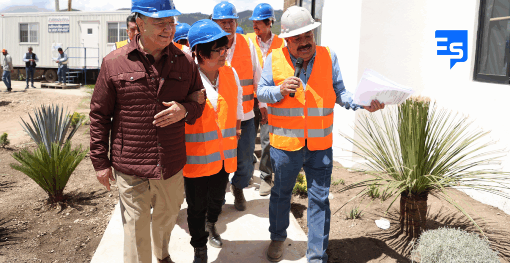 Verifican gobernador y titular de Sedatu avance en Viviendas para el Bienestar