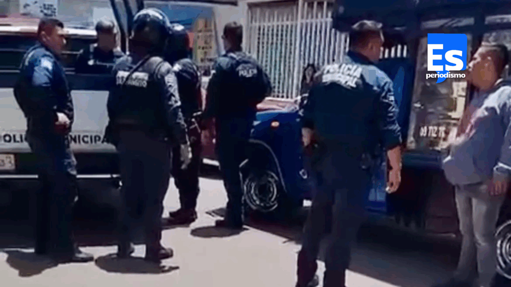 Arrastró a mujer policía camioneta de mudanzas