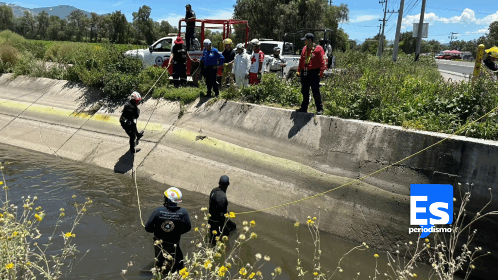 Localizan cuerpo del niño arrastrado por la corriente al caer