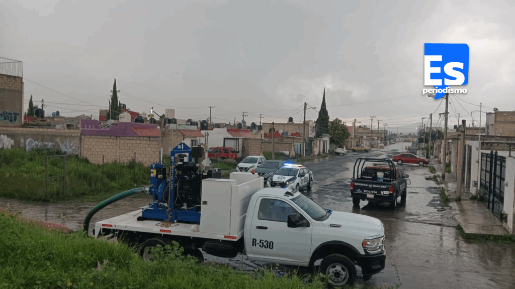 Por lluvias y truenos monitoreo de los drenes pluviales y rondines
