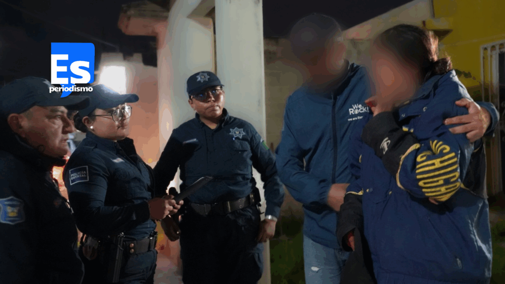 Policía Violeta devolvió a su familia a mujer con daño mental