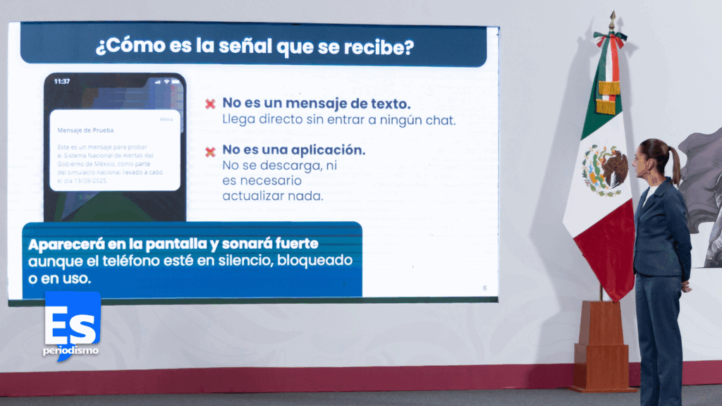 A 80 millones de celulares en todo el país, llegará alerta de simulacro