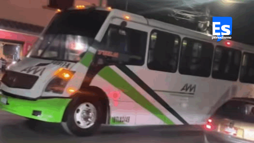 Delincuente asaltó a operador de autobús AVM