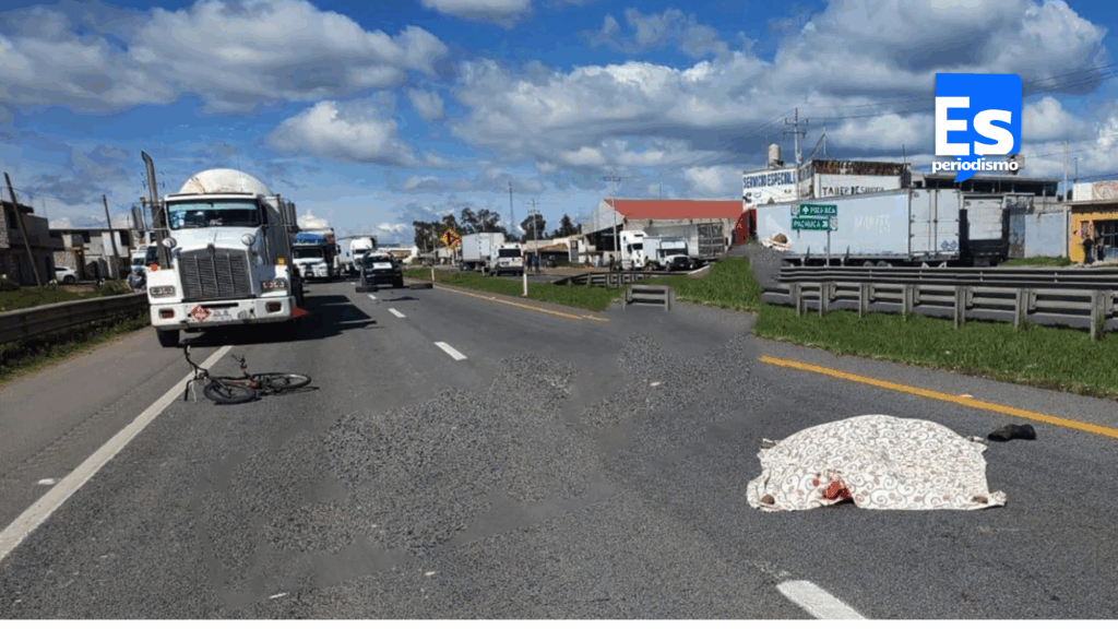 Fallece ciclista tras ser atropellado en la Pirámides