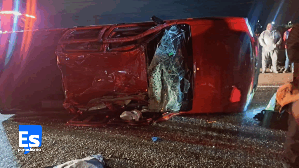 Choque y volcadura deja cuatro lesionados en Tulancingo