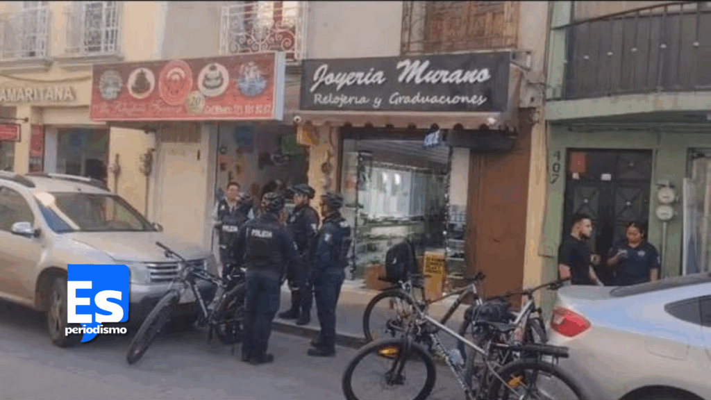 Asaltaron joyería blandiendo pistolas