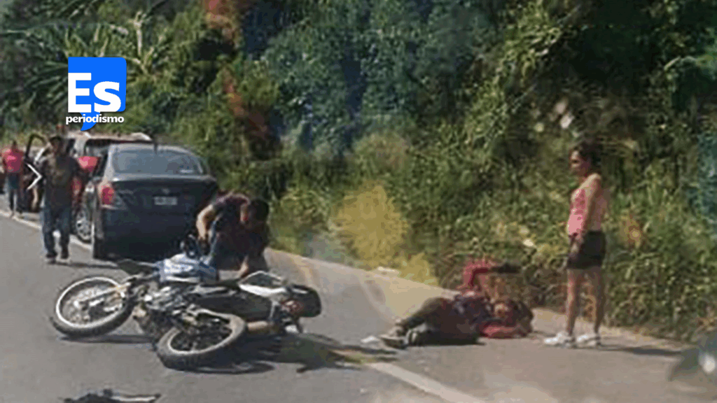 Grave motociclista tras ser atropellado