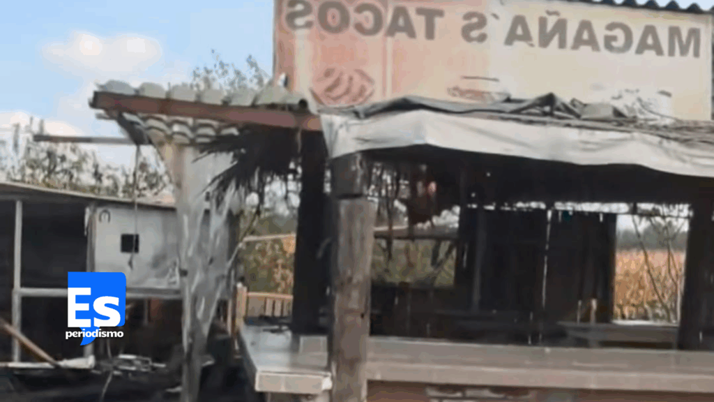 Se incendió Taquería Magaña
