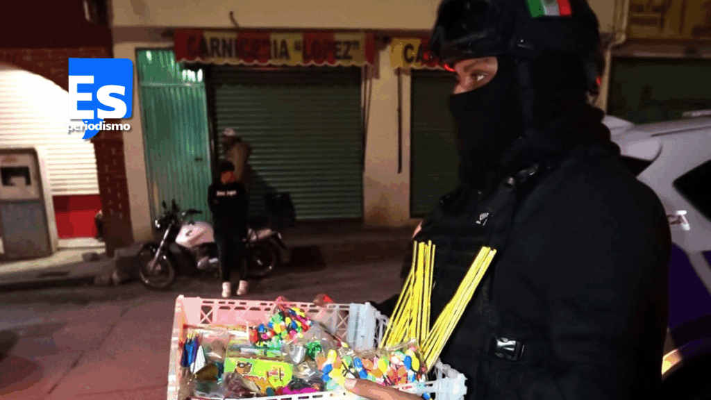 Decomiso de casi 160 kilos de pirotecnia en Pachuca