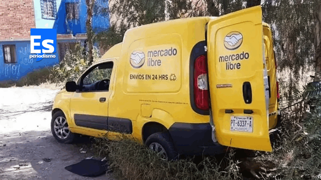 Repartidor de Mercado Libre lesionado