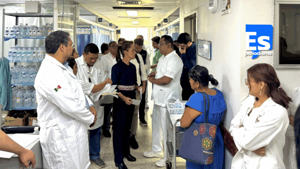Presidenta Sheinbaum visitó a lesionados