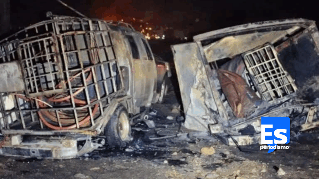 Explotan camionetas huachicoleras