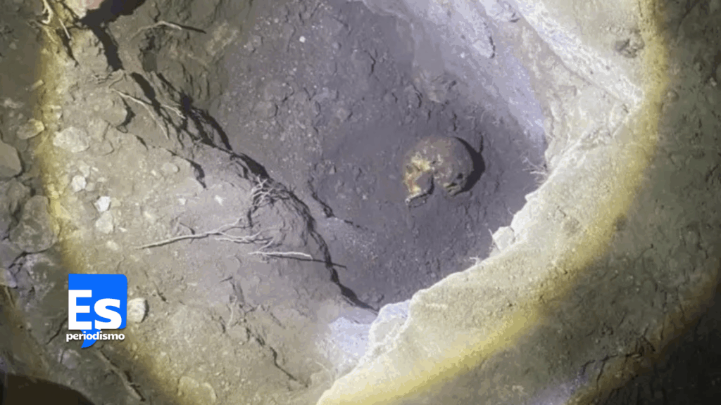 Localizan restos humanos en excavación
