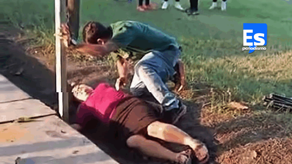 Mujer fue hospitalizada tras ser