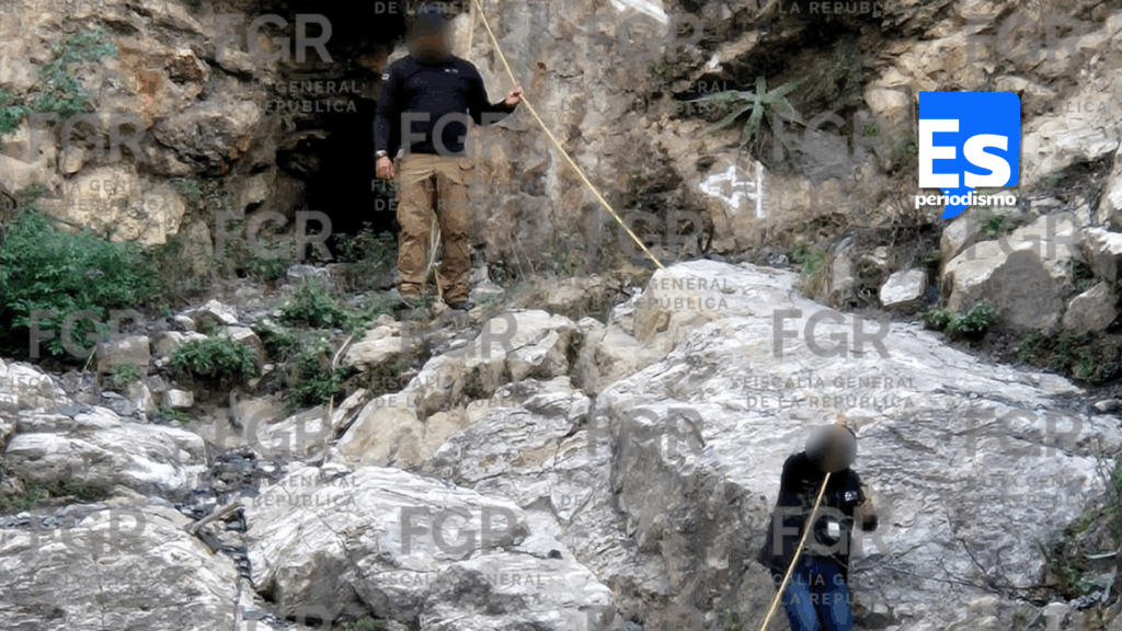 Cateo federal en una mina por extracción