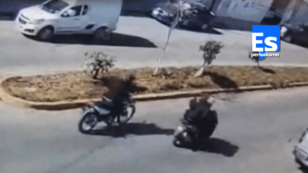 Captan cámaras vecinales supuesta