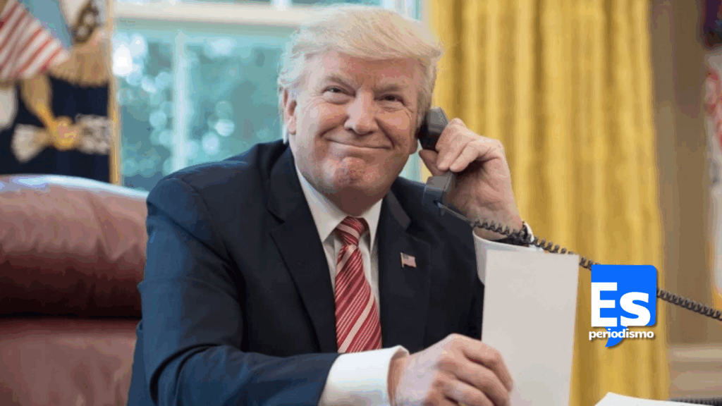 Productiva conversación entre Trump