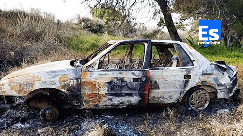 Encuentran carro calcinado de persona desaparecida