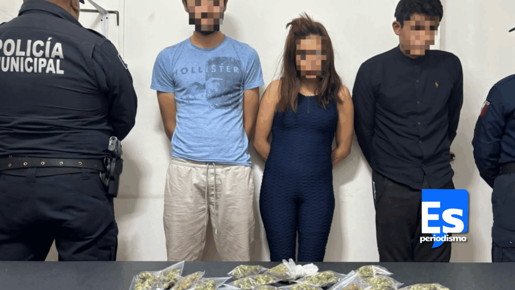 Detienen a tres con arma de fuego