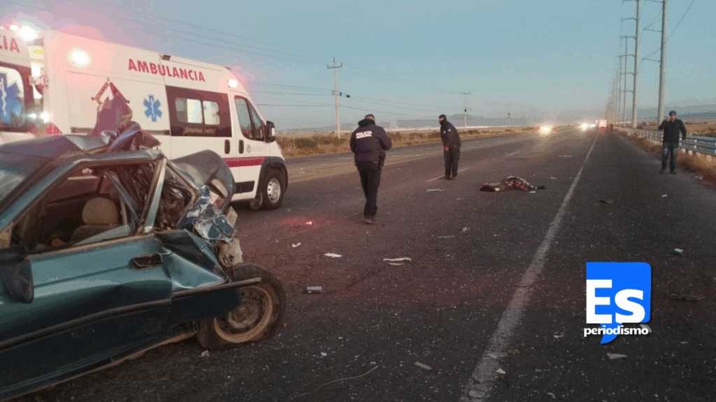 Choque entre autobús y automóvil