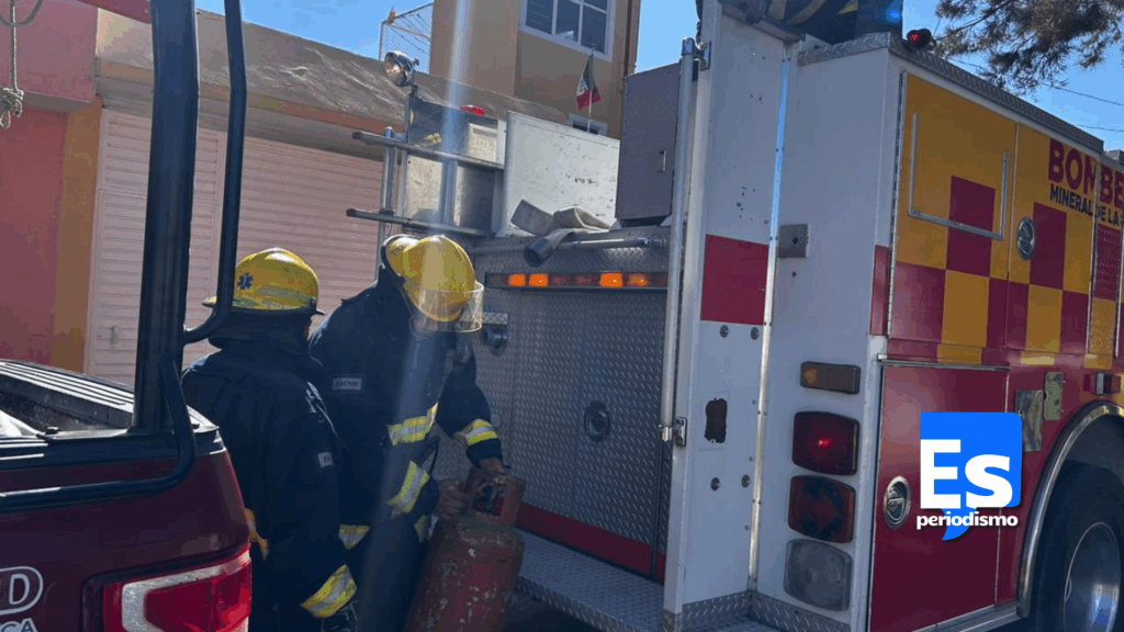 Por fuga de gas doméstica incendio