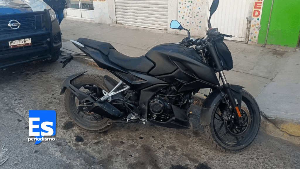 Detectan moto robada durante patrullaje