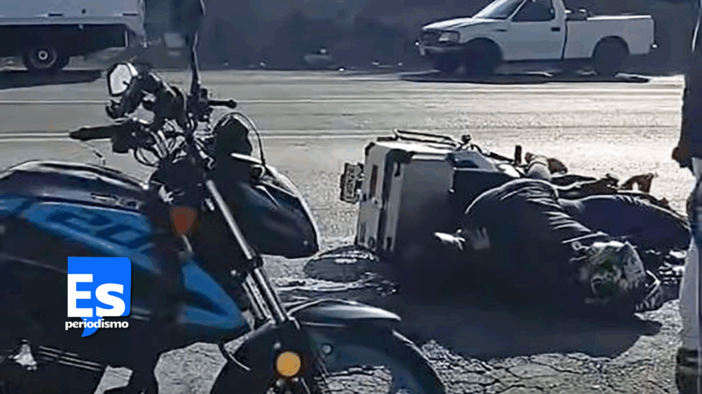 Motociclista muere y otro queda