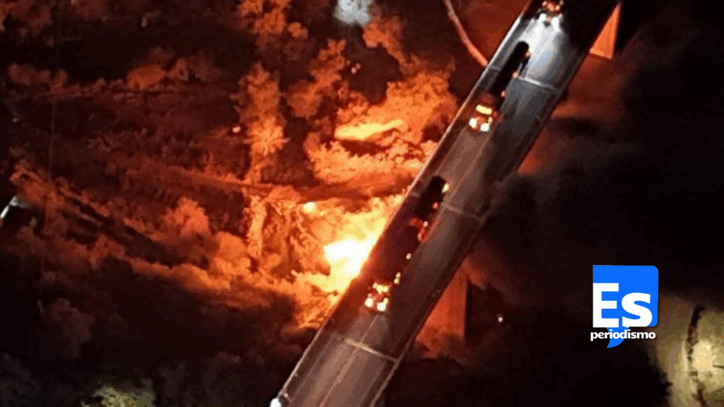 Explotó pipa doble cargada de gasolina