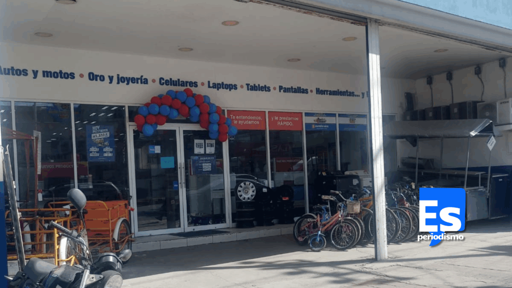 Asaltaron casa de empeño con pistola