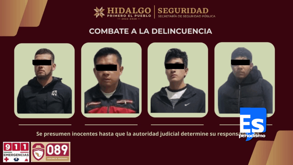 Cuatro detenidos por robar