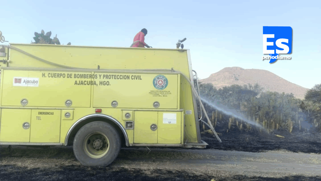 En incendio agrícola que se salió de control