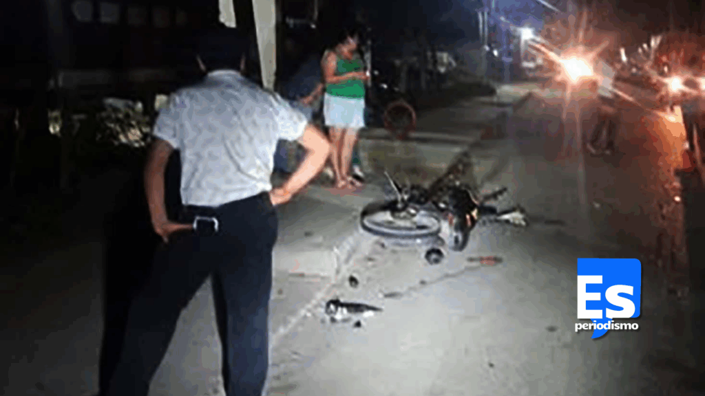 Muere joven motociclista al ser
