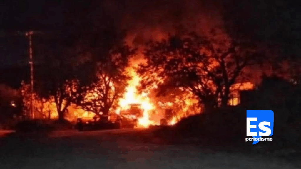 Impresionante explosión de vehículo