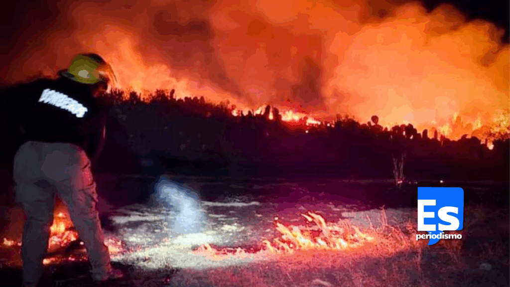 Incendio de gran magnitud en La