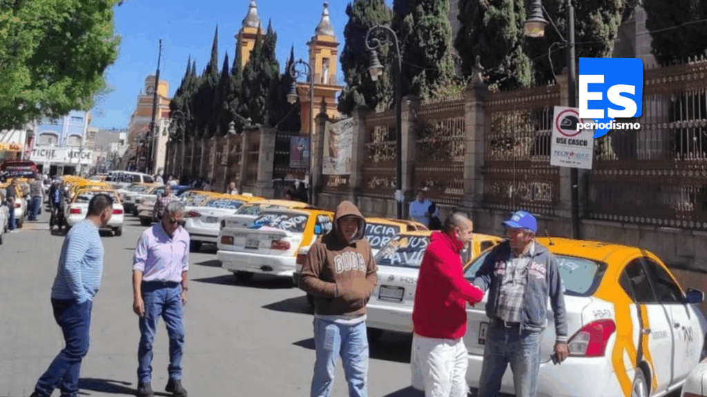 Taxistas protestan en La Floresta