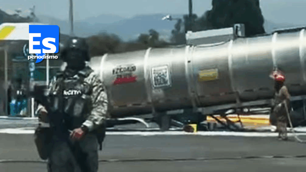 Movilización en gasolinera