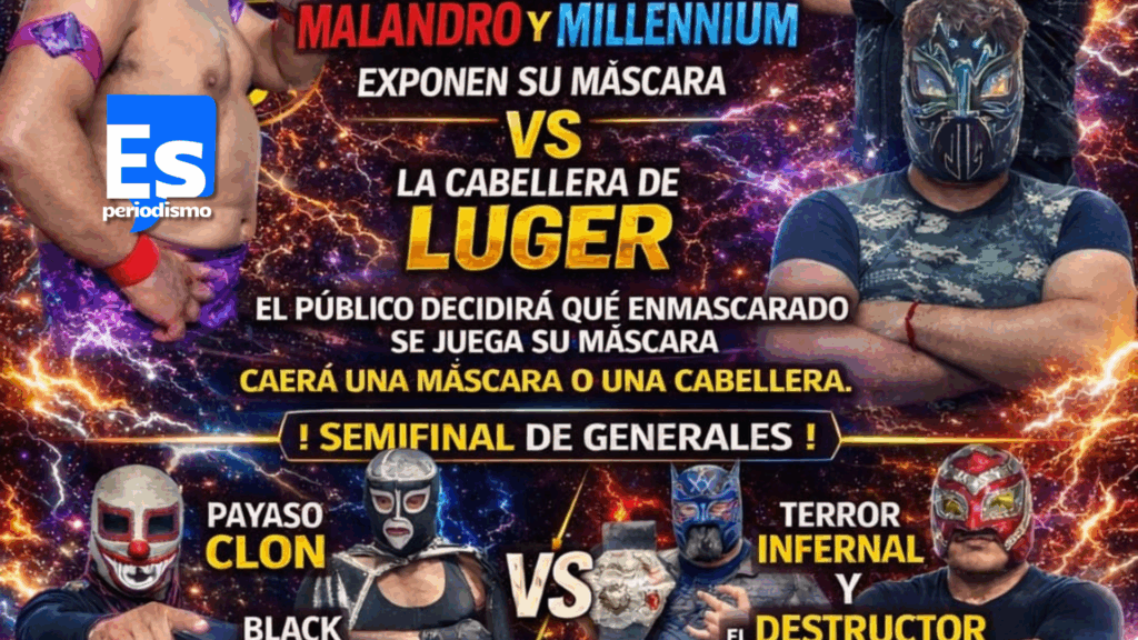 DOS MASCARAS Y UNA CABELLERA