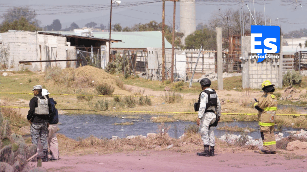 Fuga de combustible en ducto por huachicol