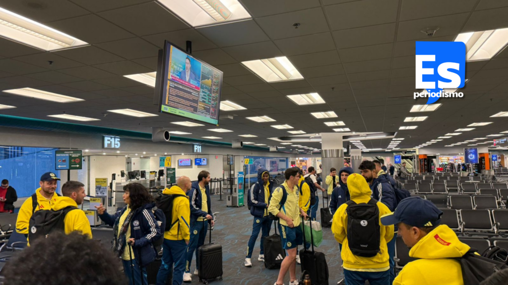 Aterrizó el América a las 11 de la noche
