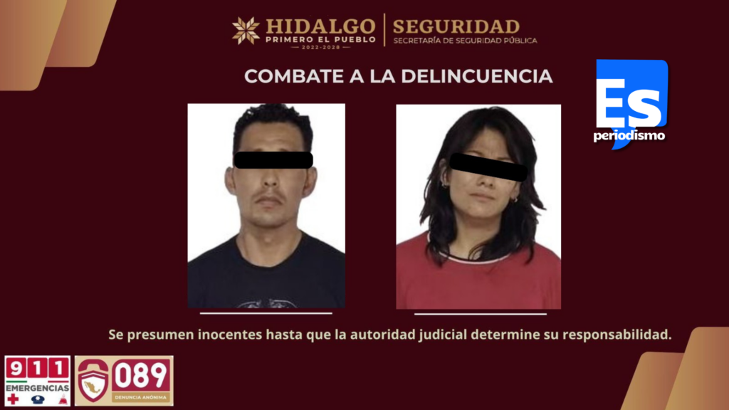 Caen hombre y mujer luego de robar