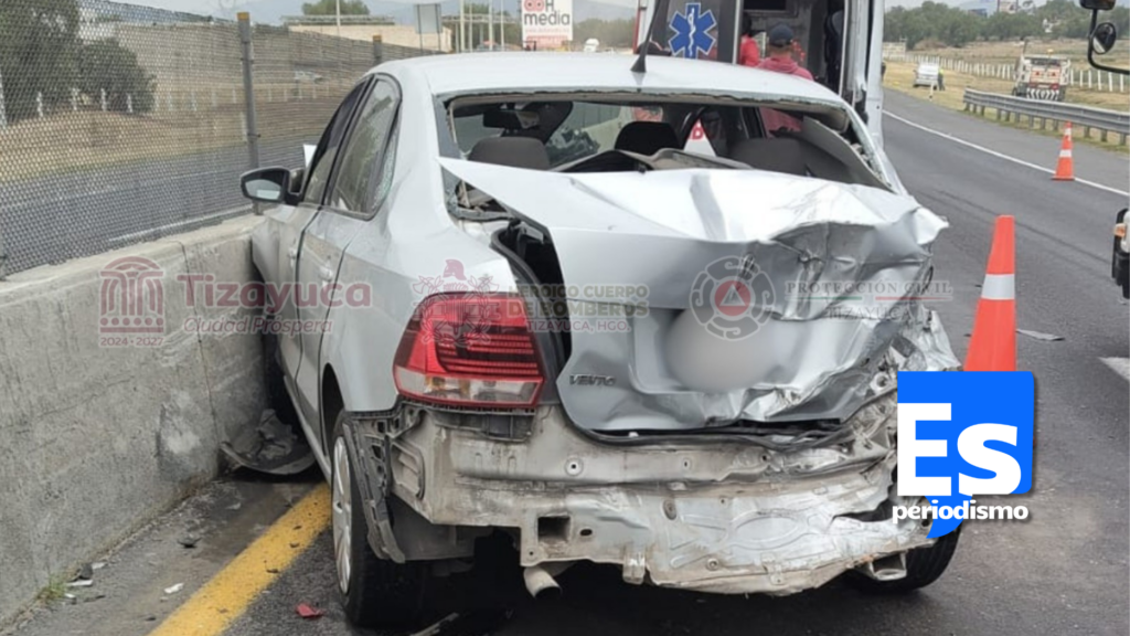 Choque múltiple en la México