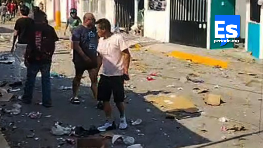 Estallido en casa por fuga de gas