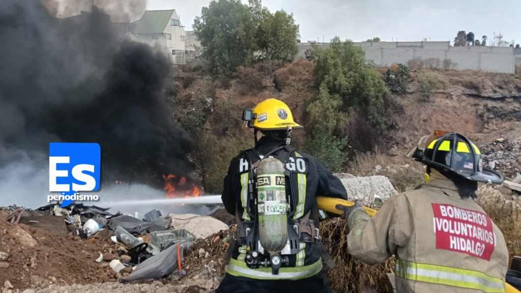 Prendieron basurero clandestino en Zempoala