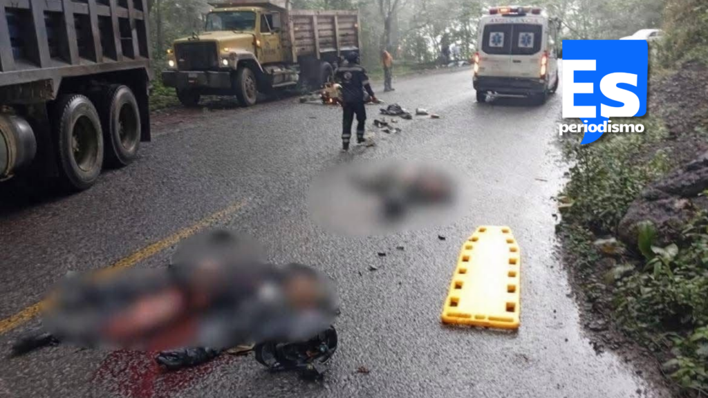 Fallece pareja de motociclistas