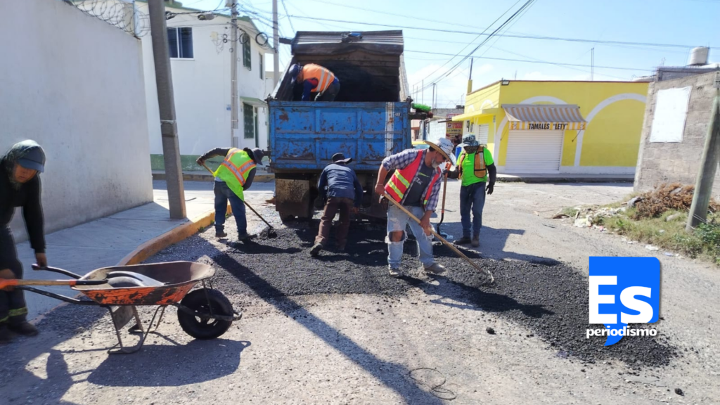 Bacheo permanente en Tulancingo