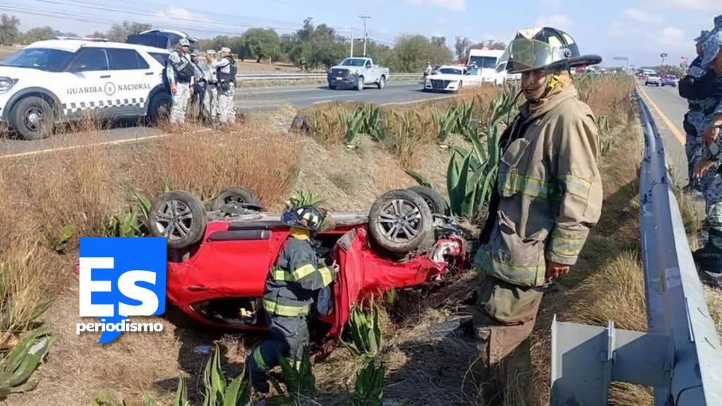 Volcadura de automóvil